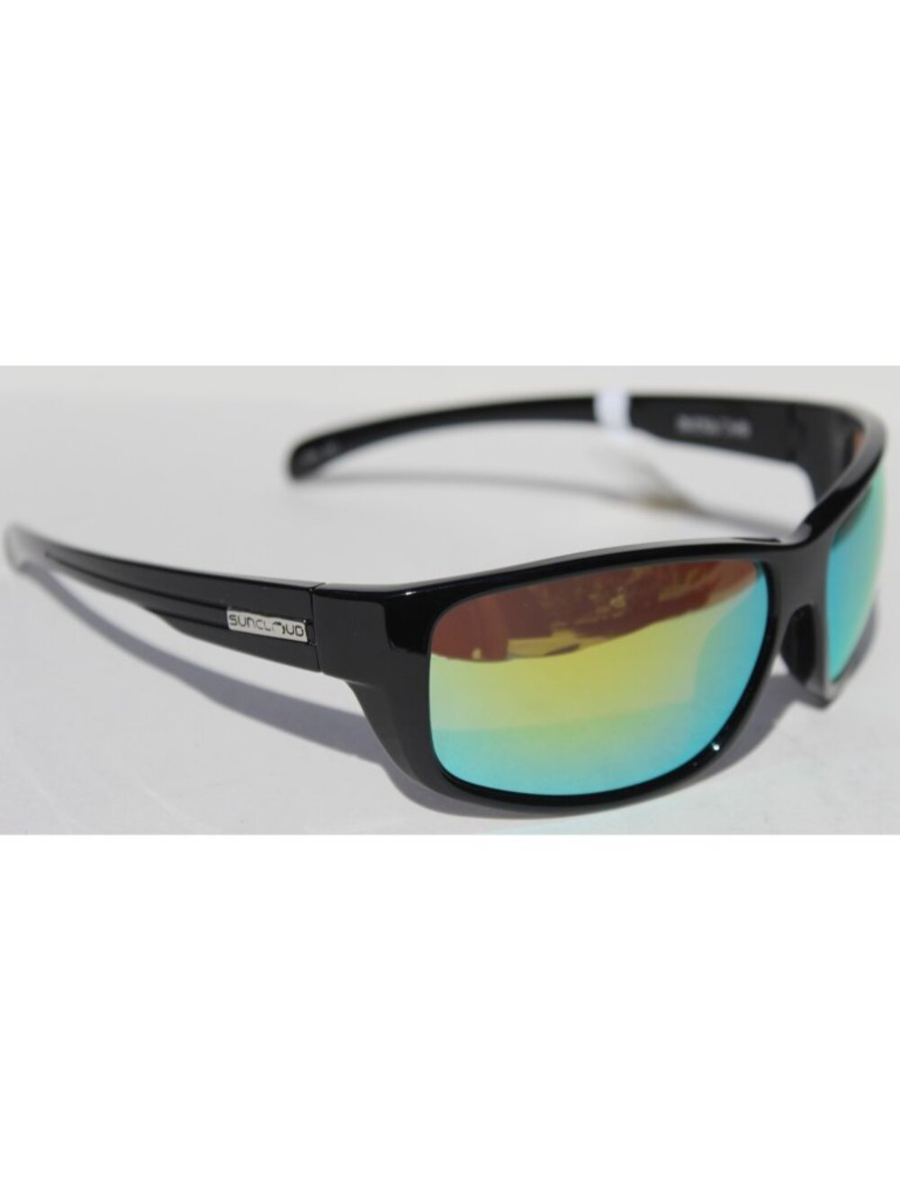 SUNCLOUD Milestone POLARIZED Sunglasses Black/Green Mirror NEW Smith